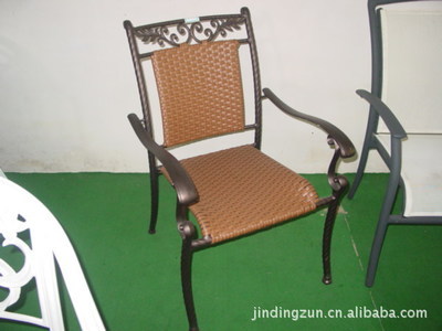 【廠家直銷供應(yīng)仿藤椅批發(fā)零售鋁合金戶外桌椅】價格,廠家,圖片,椅子、凳、榻,香河縣金鼎尊休閑家具廠-
